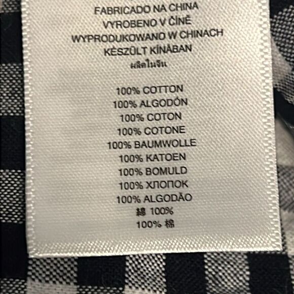 Michael Michael Kors Black/White checked Sleeveless Fit and Flare Dress Size 12 - Picture 14 of 14